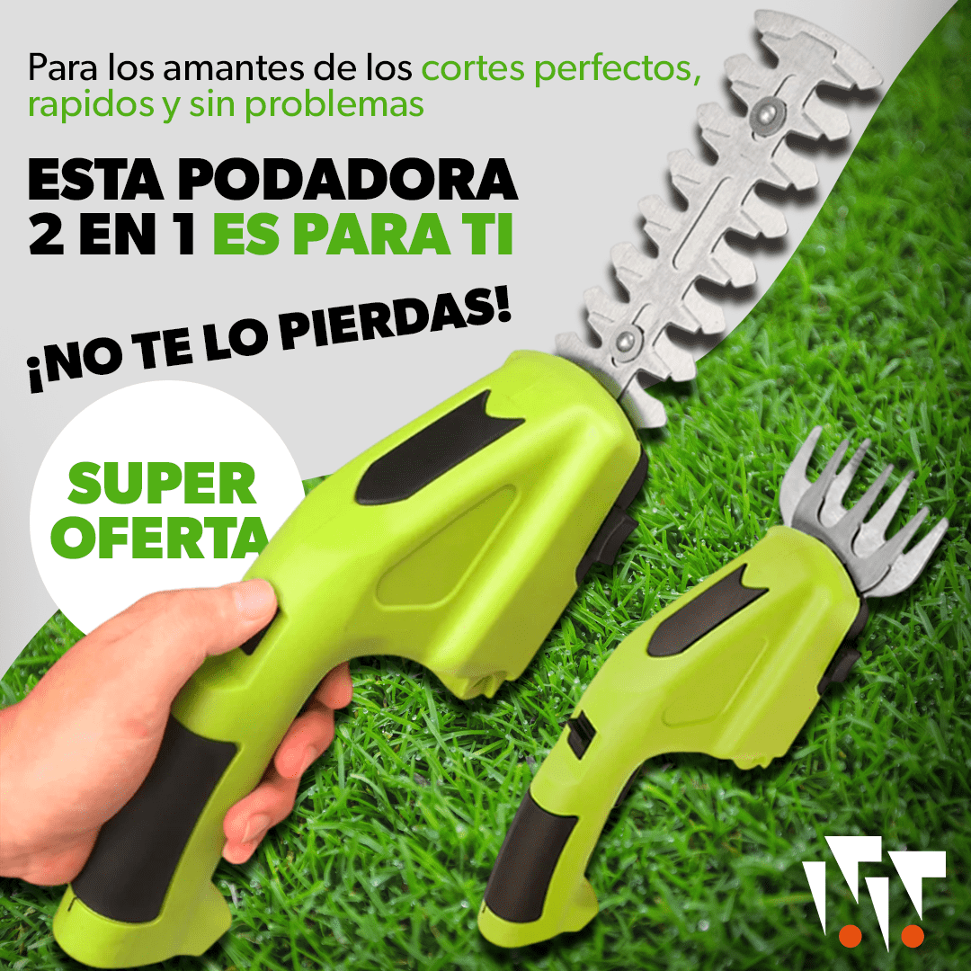 INCREIBLE OFERTA - Podadora Manual Eléctrica 2 en 1