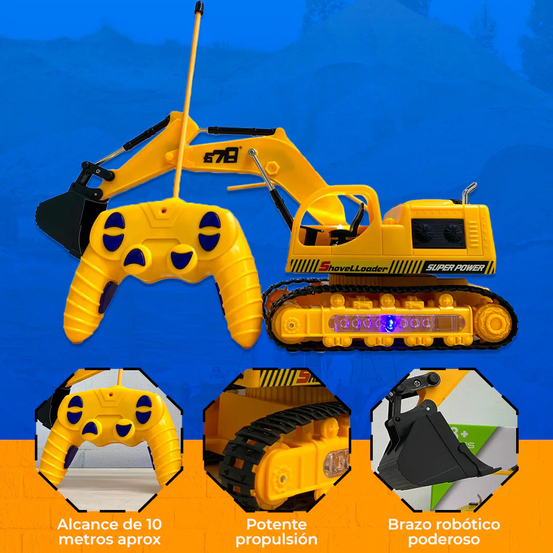 MÁQUINA EXCAVADORA ORUGA A CONTROL REMOTO