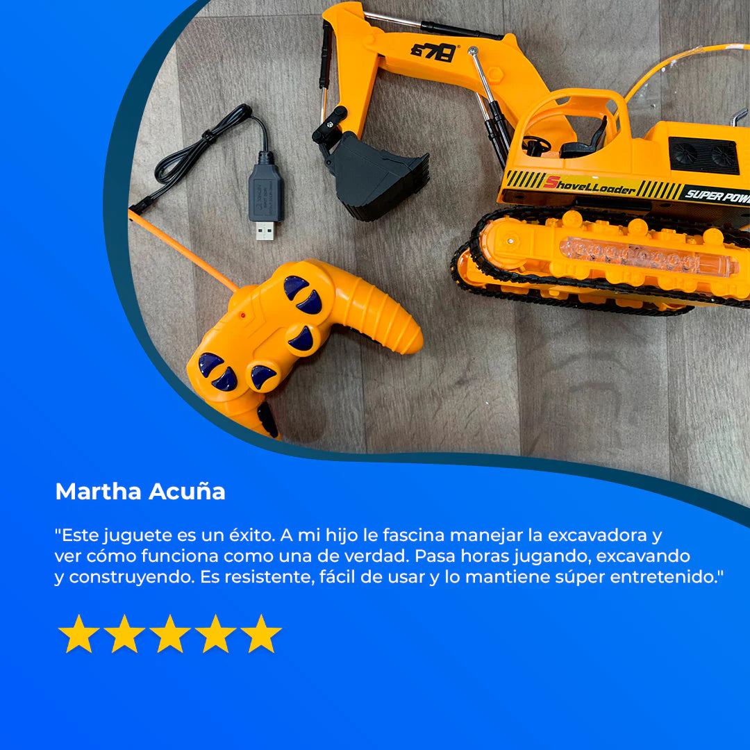 MÁQUINA EXCAVADORA ORUGA A CONTROL REMOTO