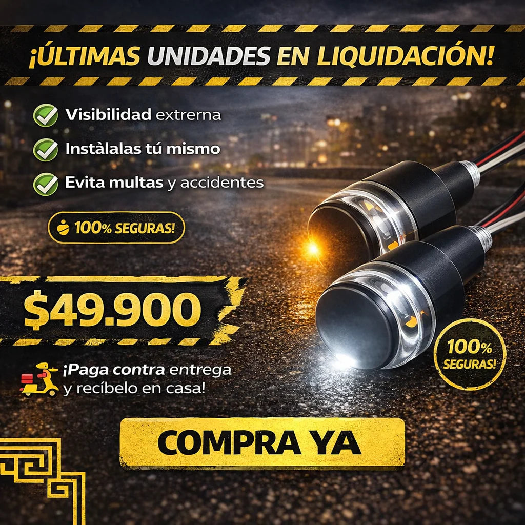 Luces Led x2 para Manubrios