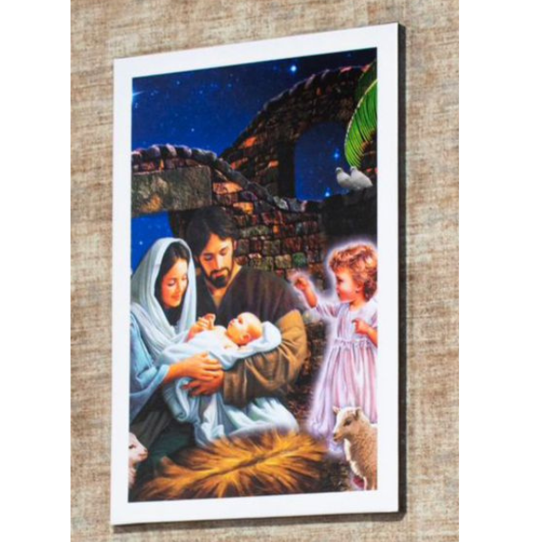 Cuadro Navideño Decorativo 35cm x 24cm