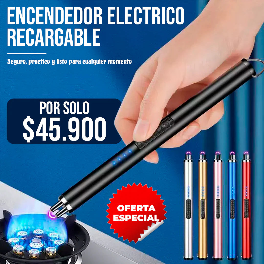 Encendedor Electrico Recargable Corto