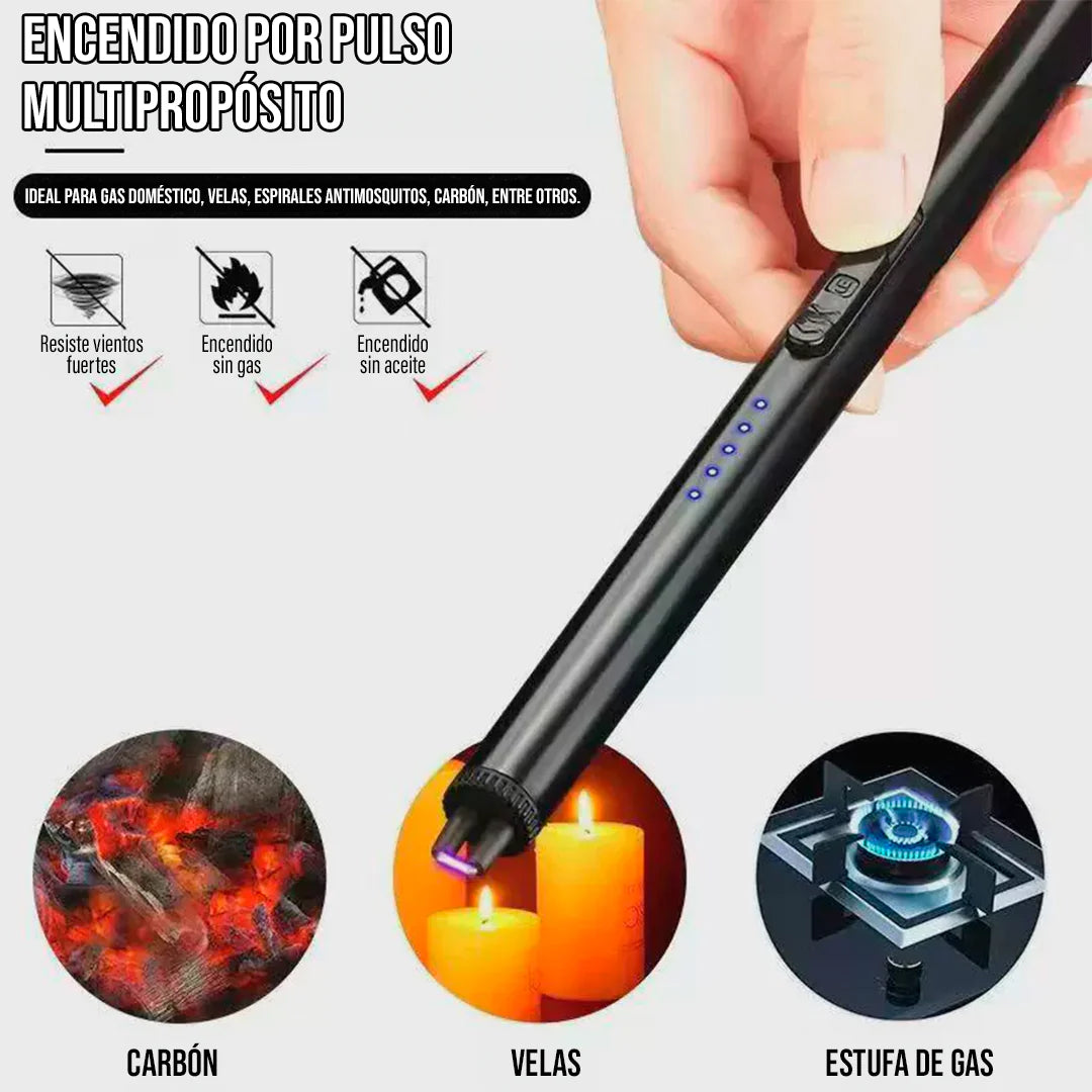 Encendedor Electrico Recargable Corto