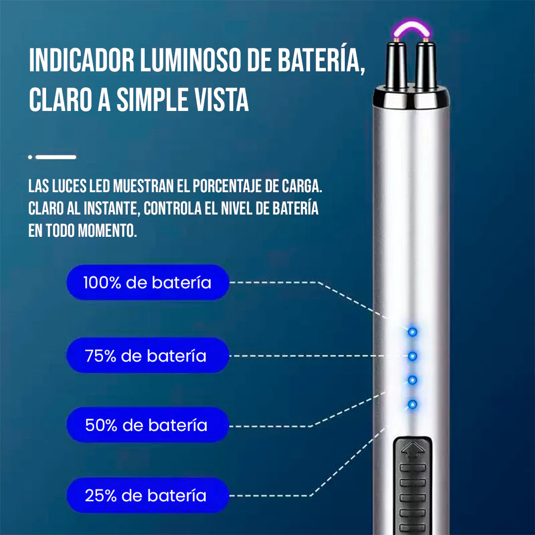Encendedor Electrico Recargable Corto