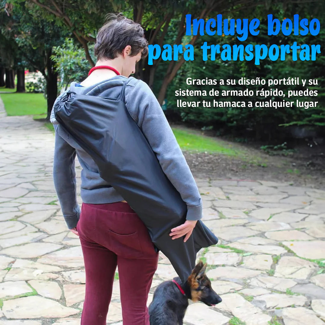 Hamaca con Soporte (incluye Bolso) - Capacidad de 320 libras