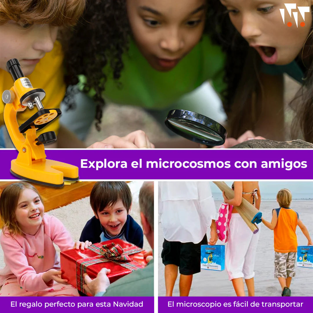 Microscopio Educativo (Kit Completo)