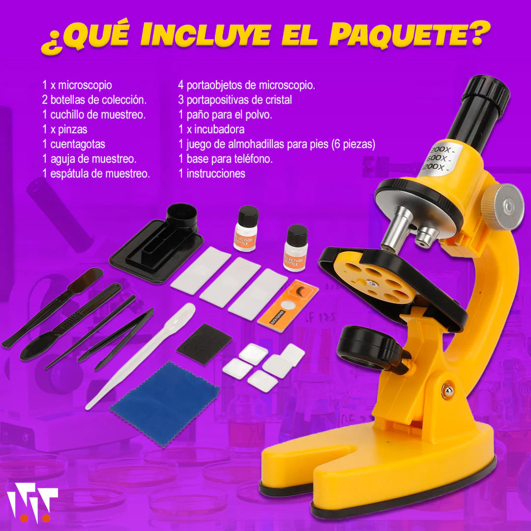 Microscopio Educativo (Kit Completo)