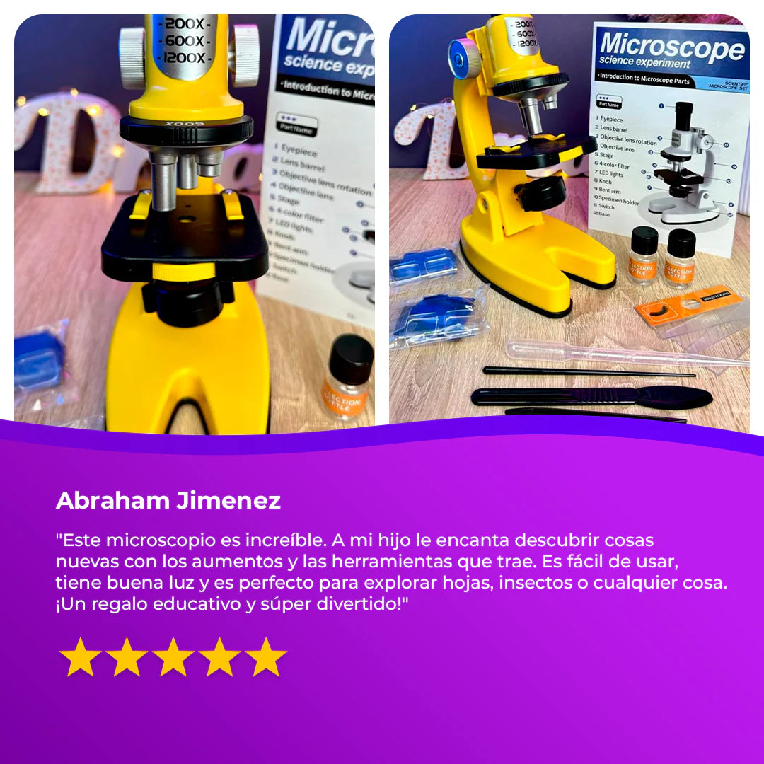 Microscopio Educativo (Kit Completo)