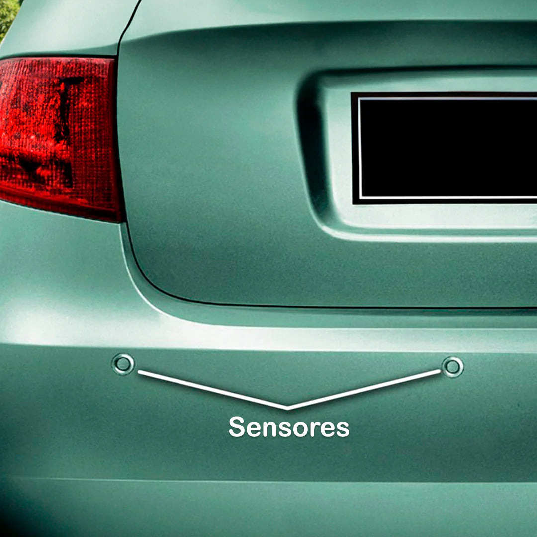 Sensor De Reversa Media Luna De 4 Sensores Universal