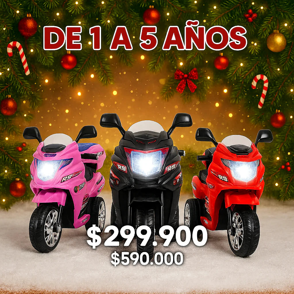 Moto Eléctrica de 3 llantas (1 a 5 años)