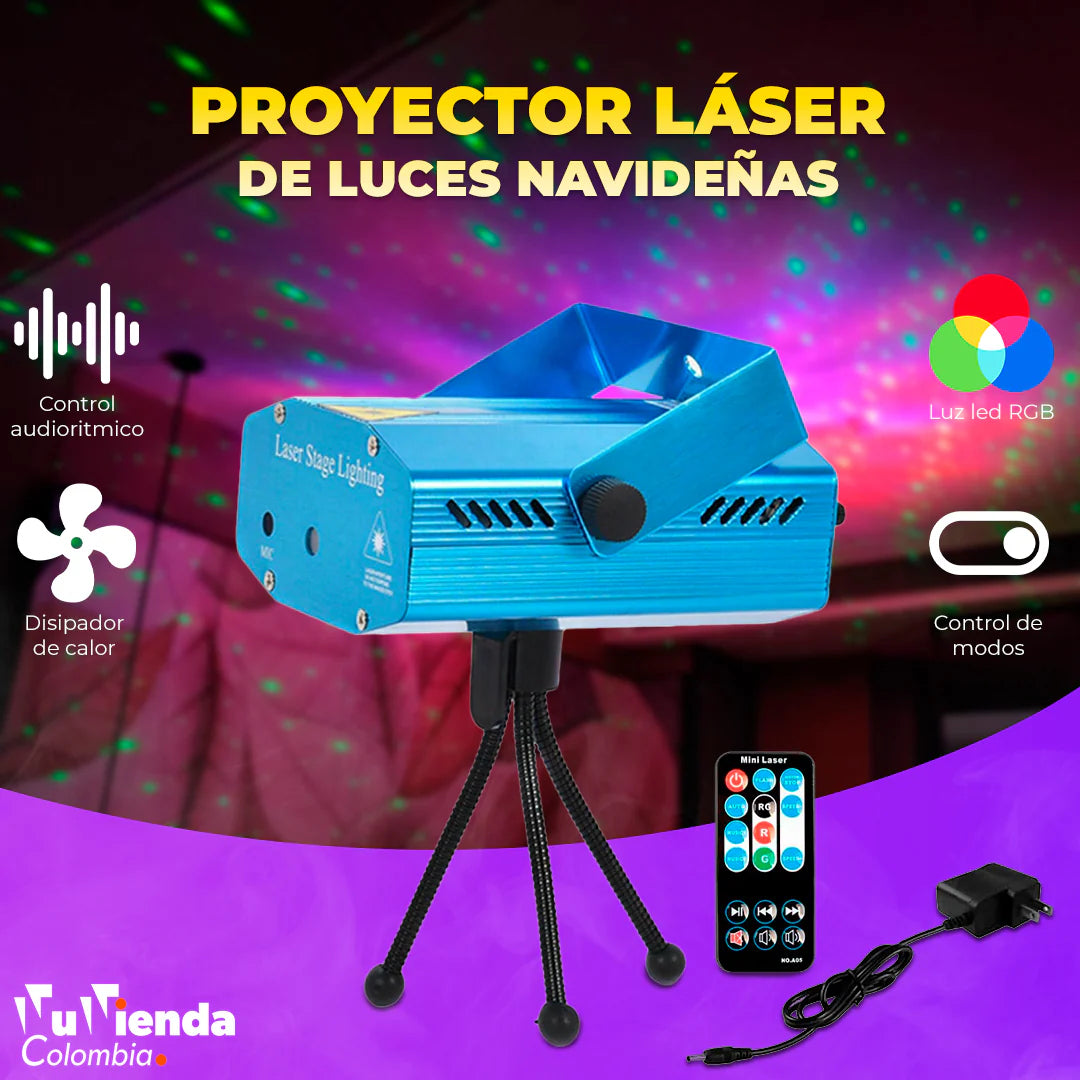 Proyector de Figuras Navideñas en Promoción