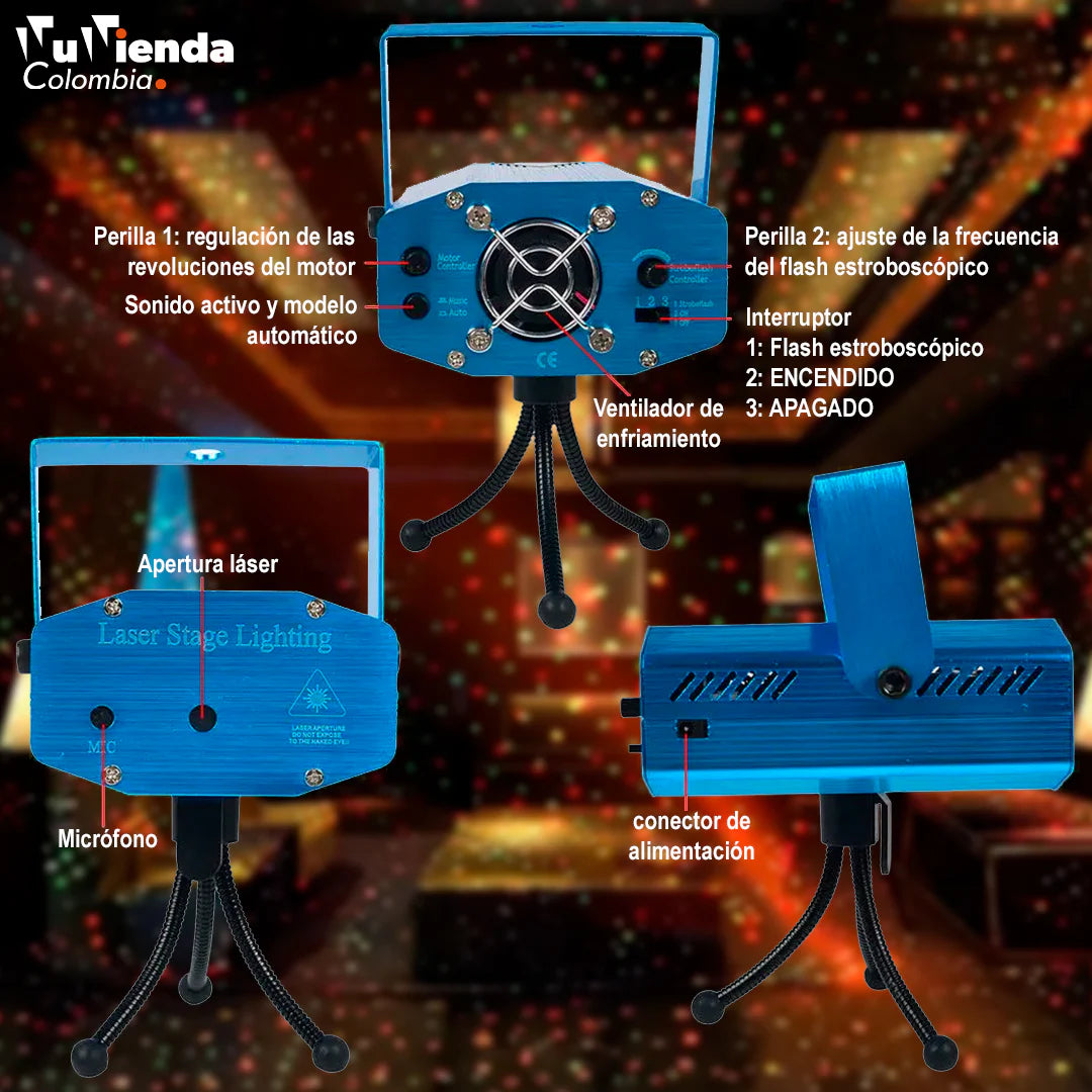 Proyector de Figuras Navideñas en Promoción