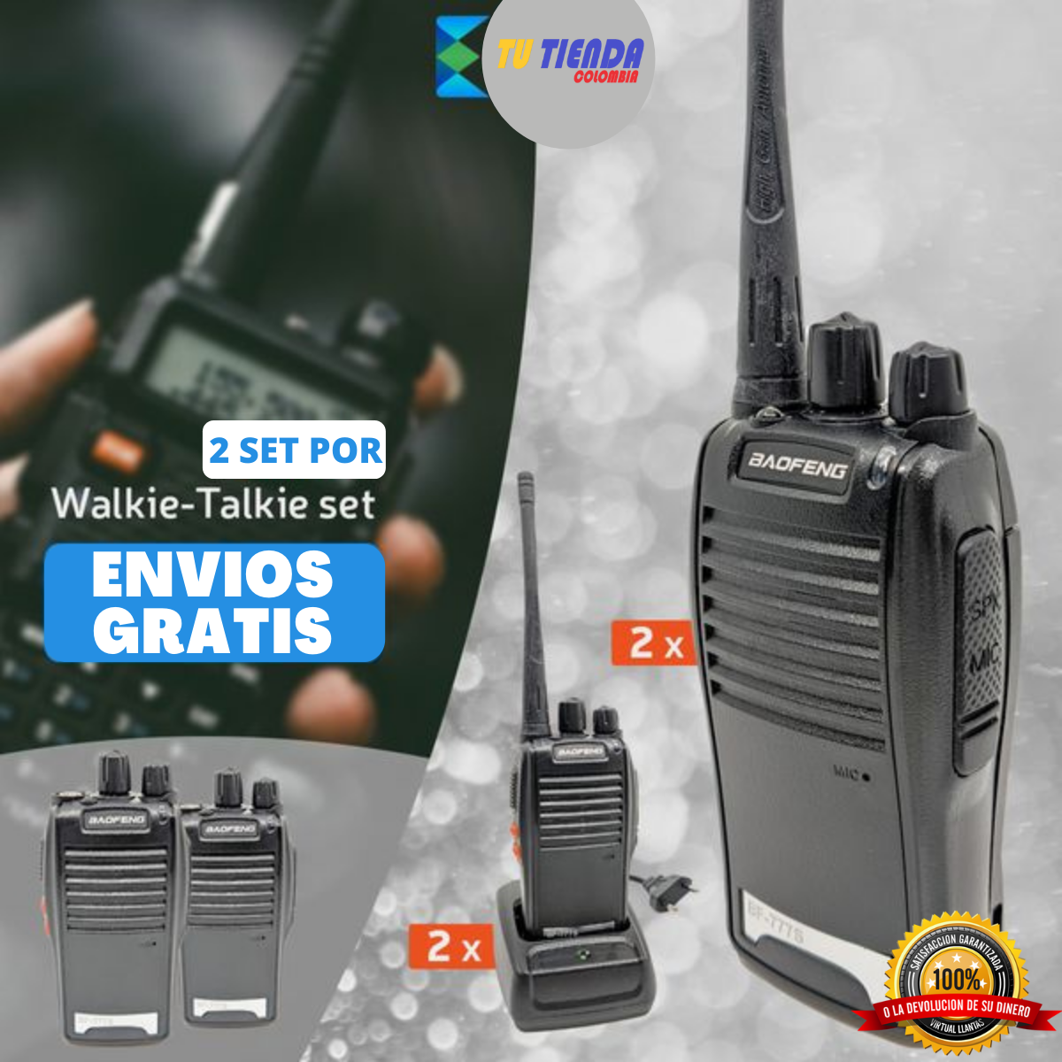 WalkiePro™ Set x 2 (GRATIS 2 Auriculares)