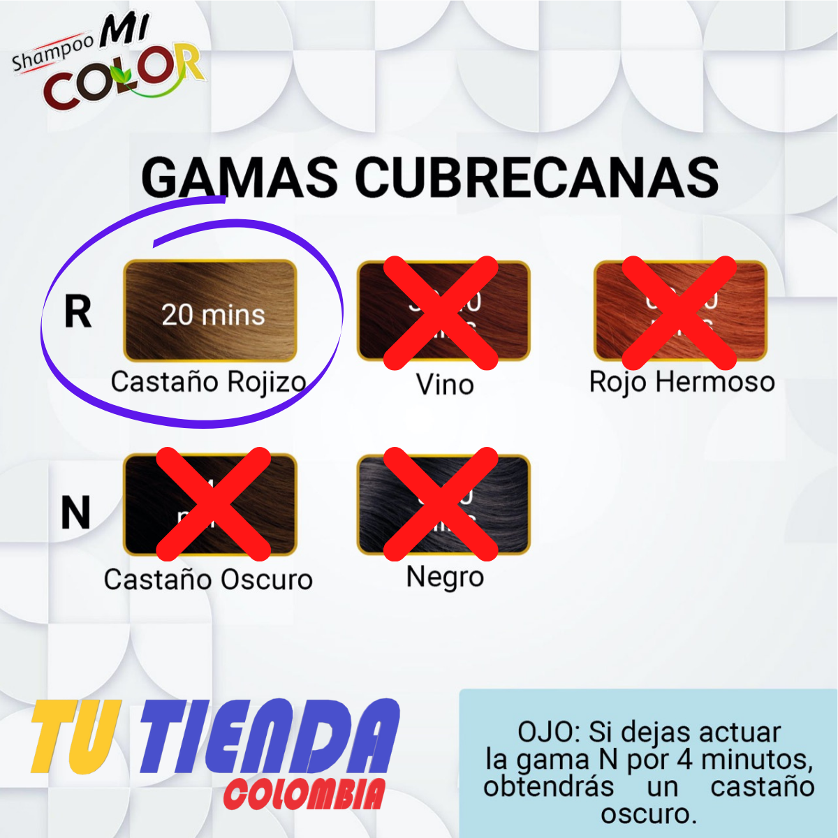 Shampoo Cubre Canas Mi Color®
