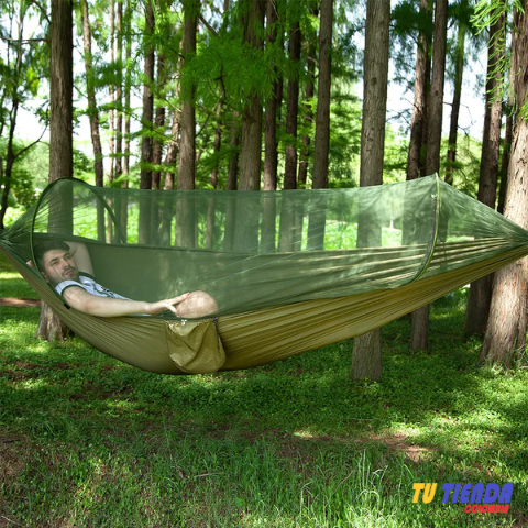 Hamaca 2 en 1 con Toldo
