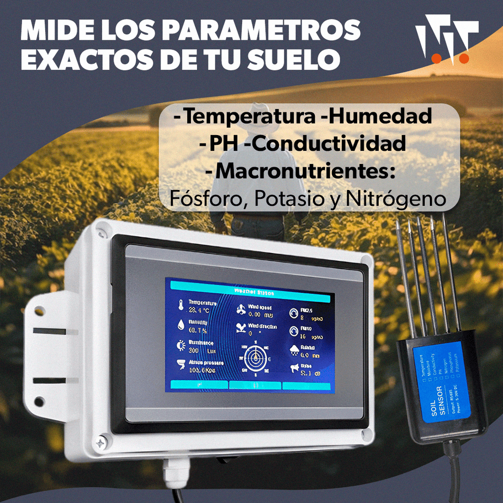 Medidor de parámetros del suelo