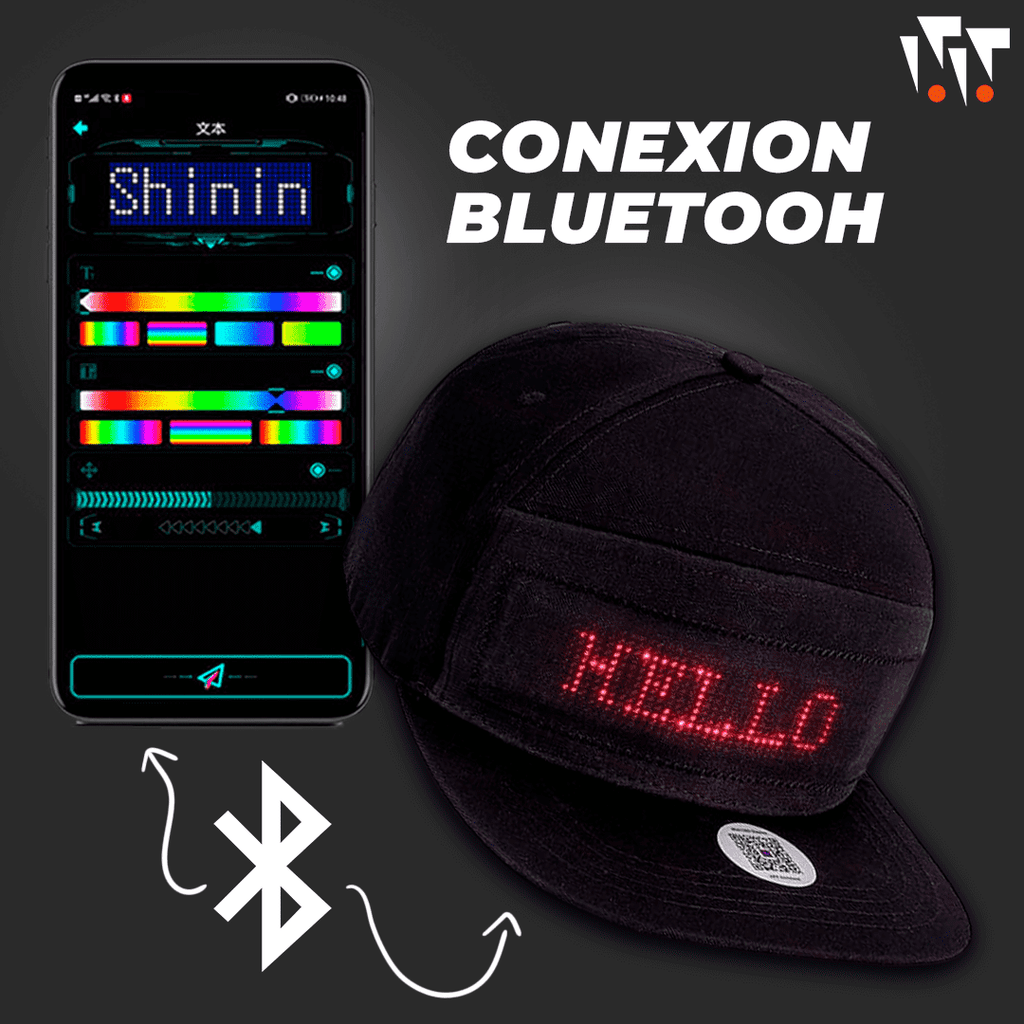 Gorra Con Pantalla LED Personalizable