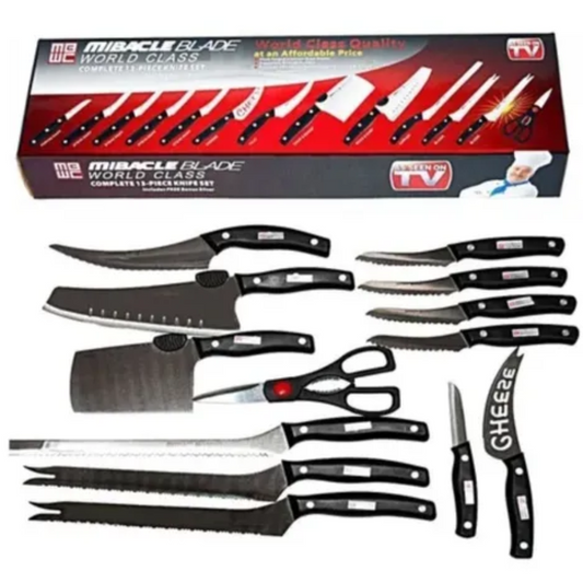 Set de 13 Cuchillos de Cocina