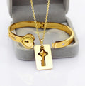 Set De Joyeria En Acero Inoxidable Love