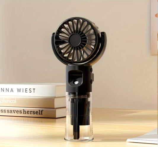 MINI VENTILADOR PORTATIL CON HUMIDIFICADOR