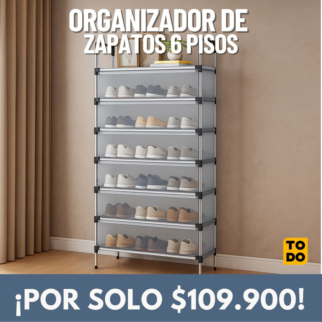 Organizador de Zapatos 6 Niveles [25 pares]