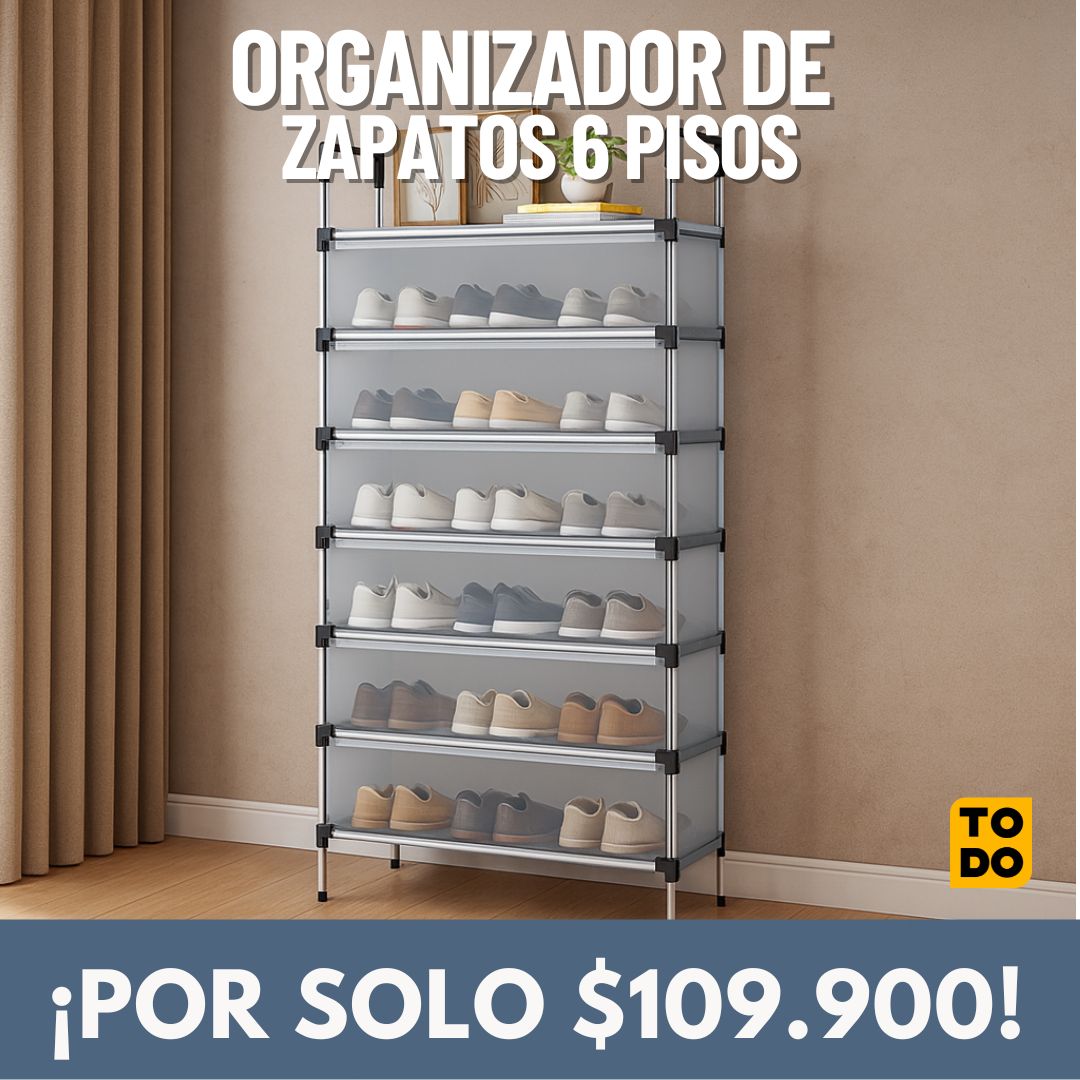 Organizador de Zapatos 6 Niveles [25 pares]