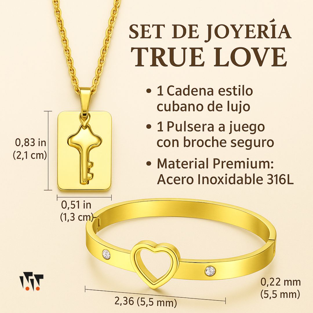Collar y Pulsera Set de Amor
