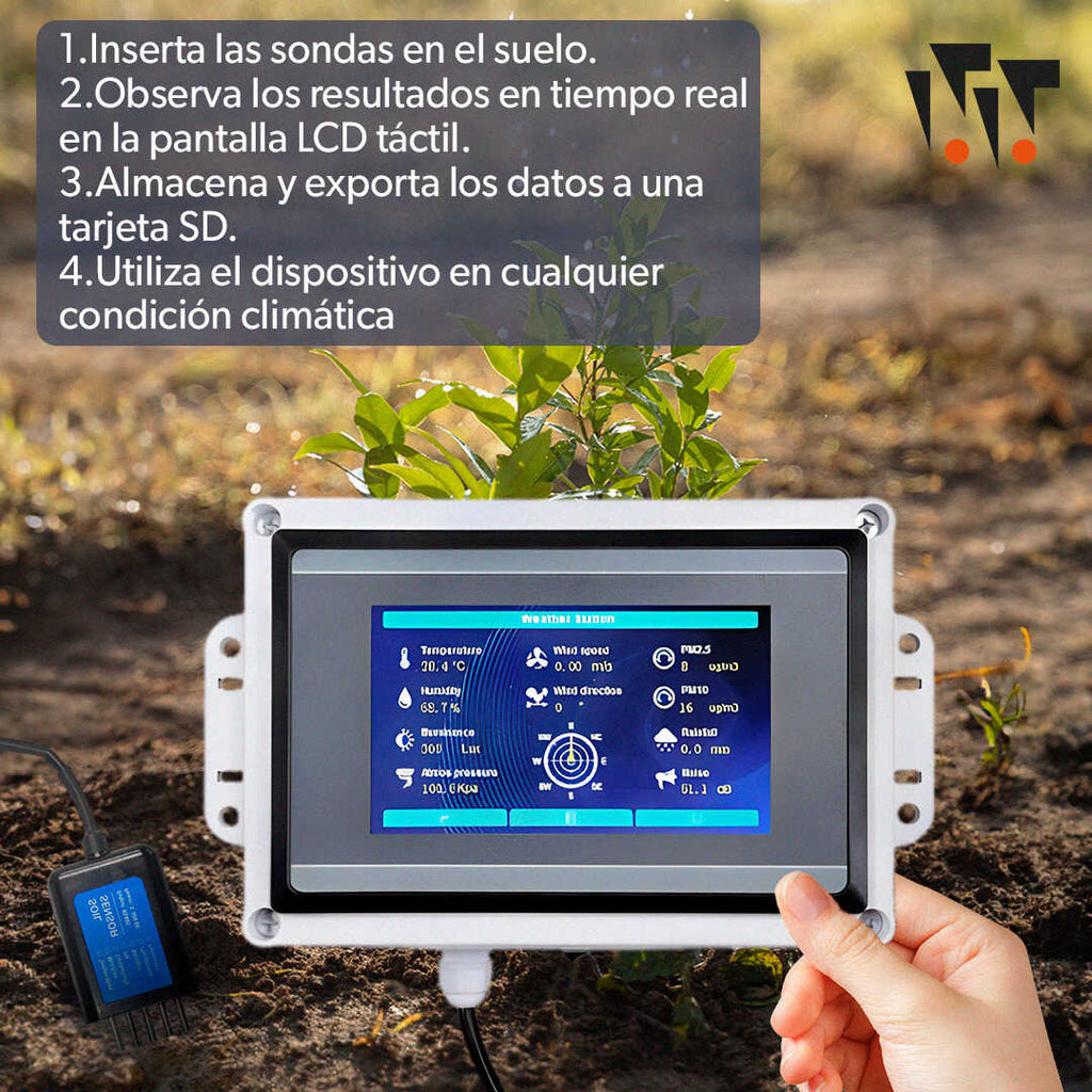 Medidor de parámetros del suelo