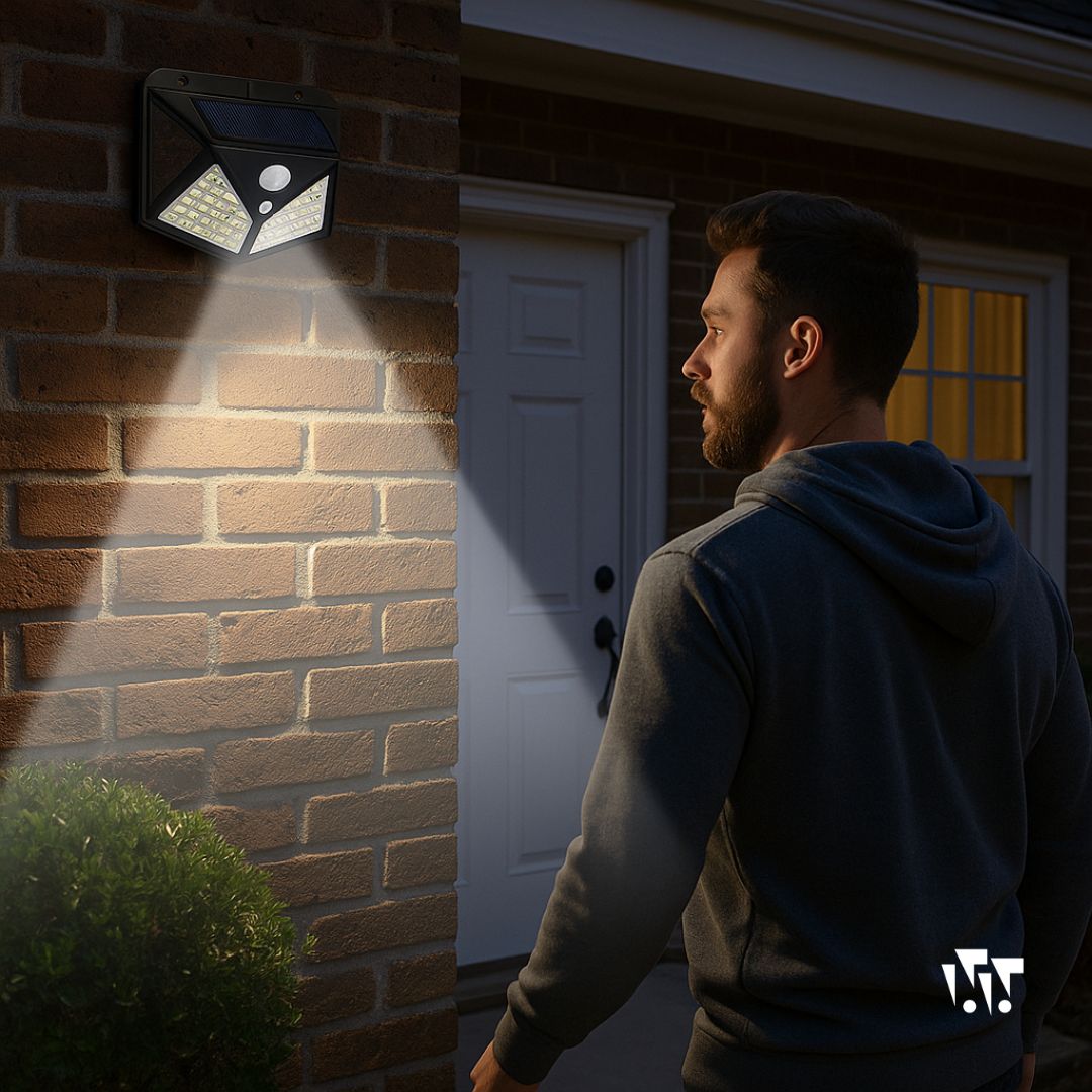 Más luz, más seguridad, cero consumo - LAMPARA SOLAR PACK 4