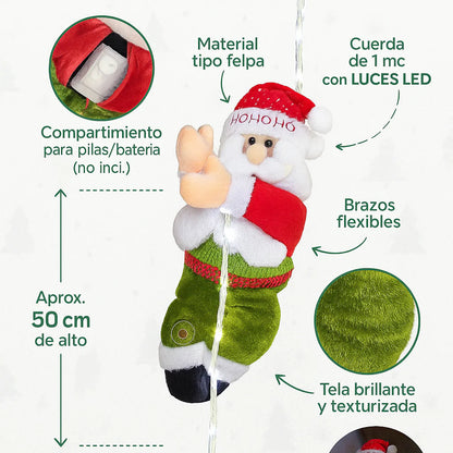 Combo x 3 Papa Noel Escalador
