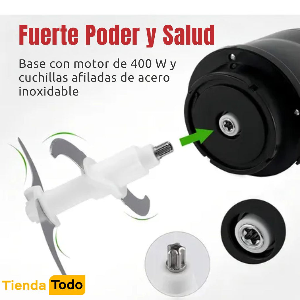 Picador de Carne y Alimentos 800w de 2 Litros