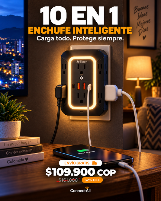 Enchufe 10 en 1