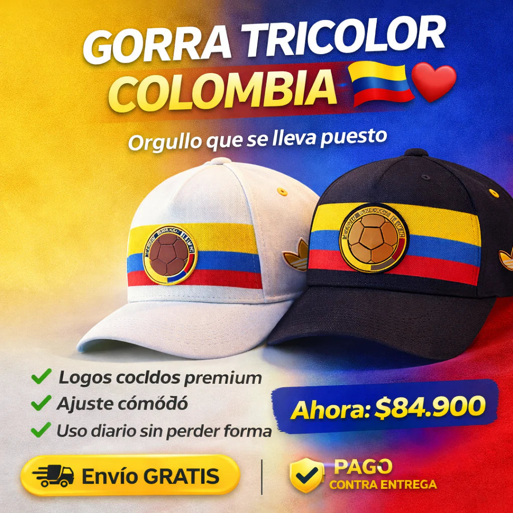 Gorra Tricolor Colombia