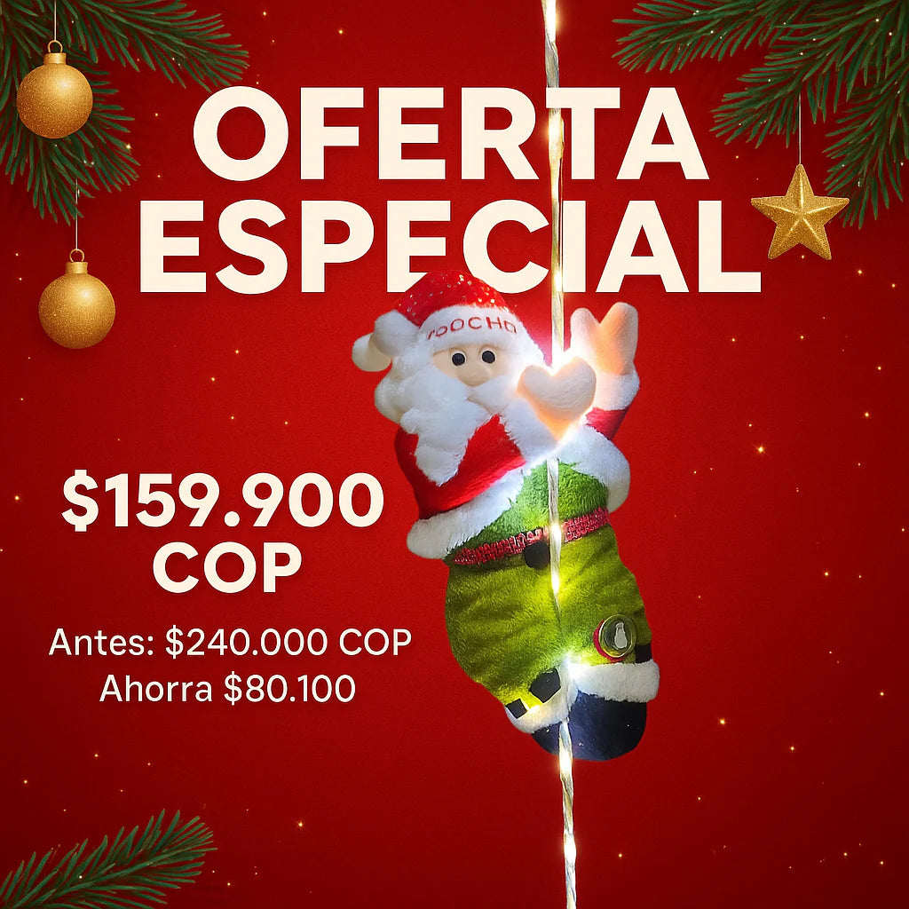 Combo x 3 Papa Noel Escalador