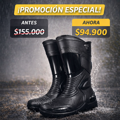 Botas De Motociclista Impermeables Pvc