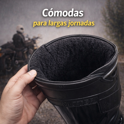 Botas De Motociclista Impermeables Pvc