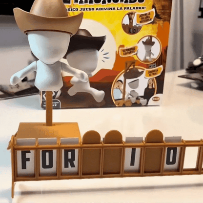 Juego Clasico Ahorcado 3d Fosforescente