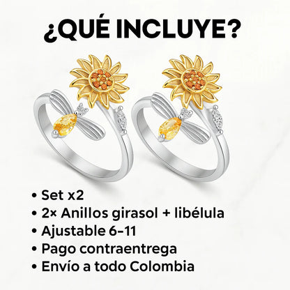 Paga 1 Lleva 2 Anillos con Baño en Oro