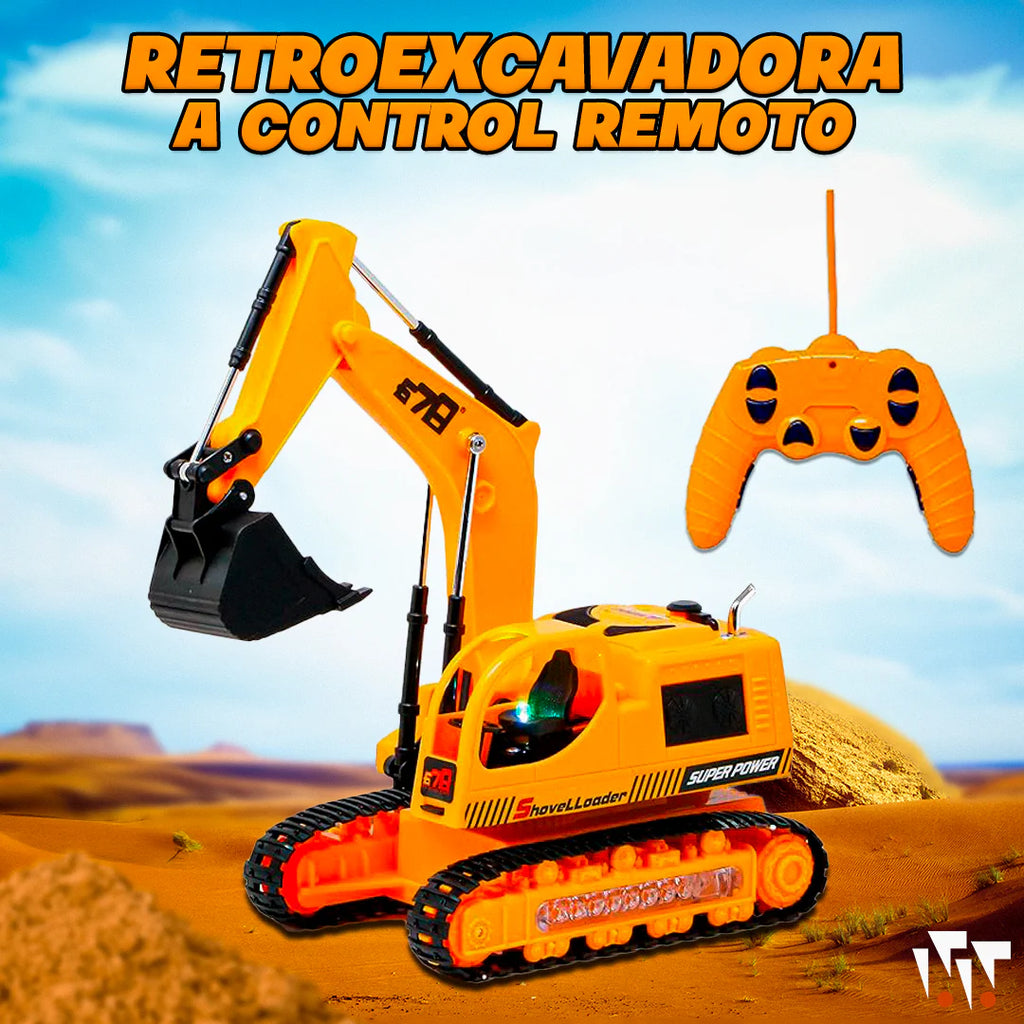 MÁQUINA EXCAVADORA ORUGA A CONTROL REMOTO