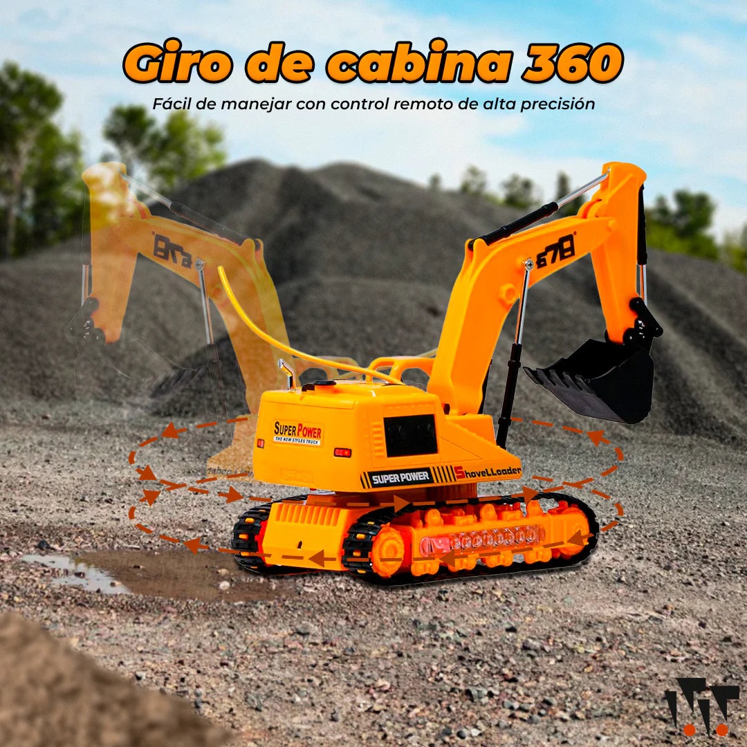 MÁQUINA EXCAVADORA ORUGA A CONTROL REMOTO