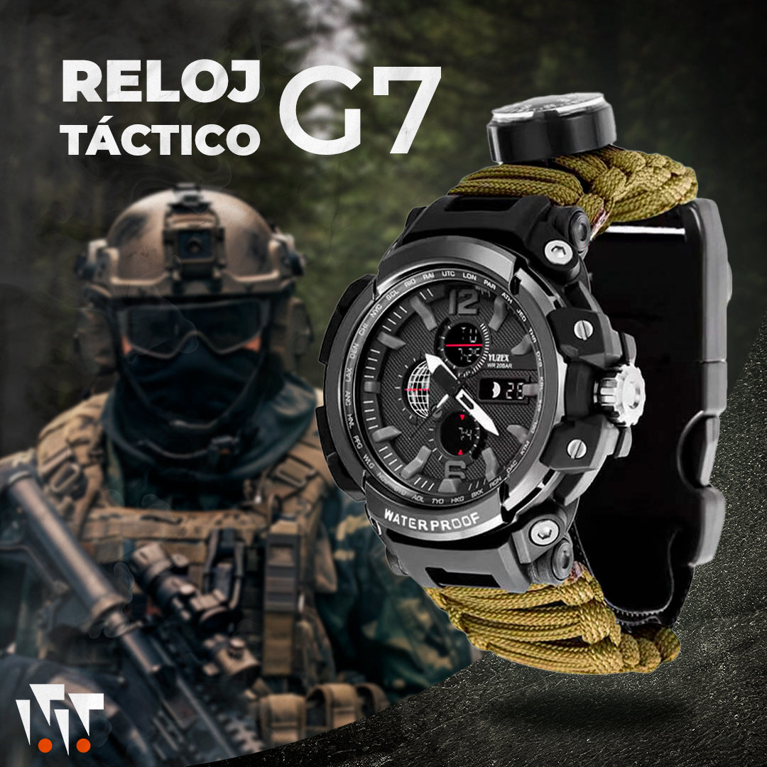 Reloj táctico G7 (Reloj Varonil)
