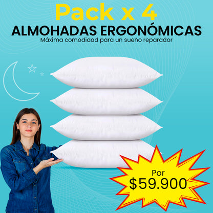 ¡En Tendencia! Combo x 4 Almohadas