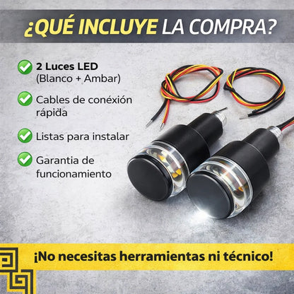Luces Led x2 para Manubrios