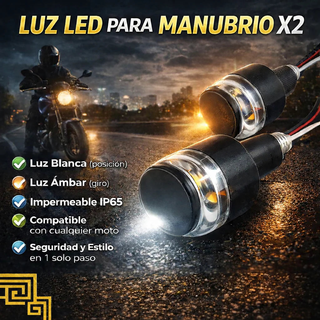 Luces Led x2 para Manubrios