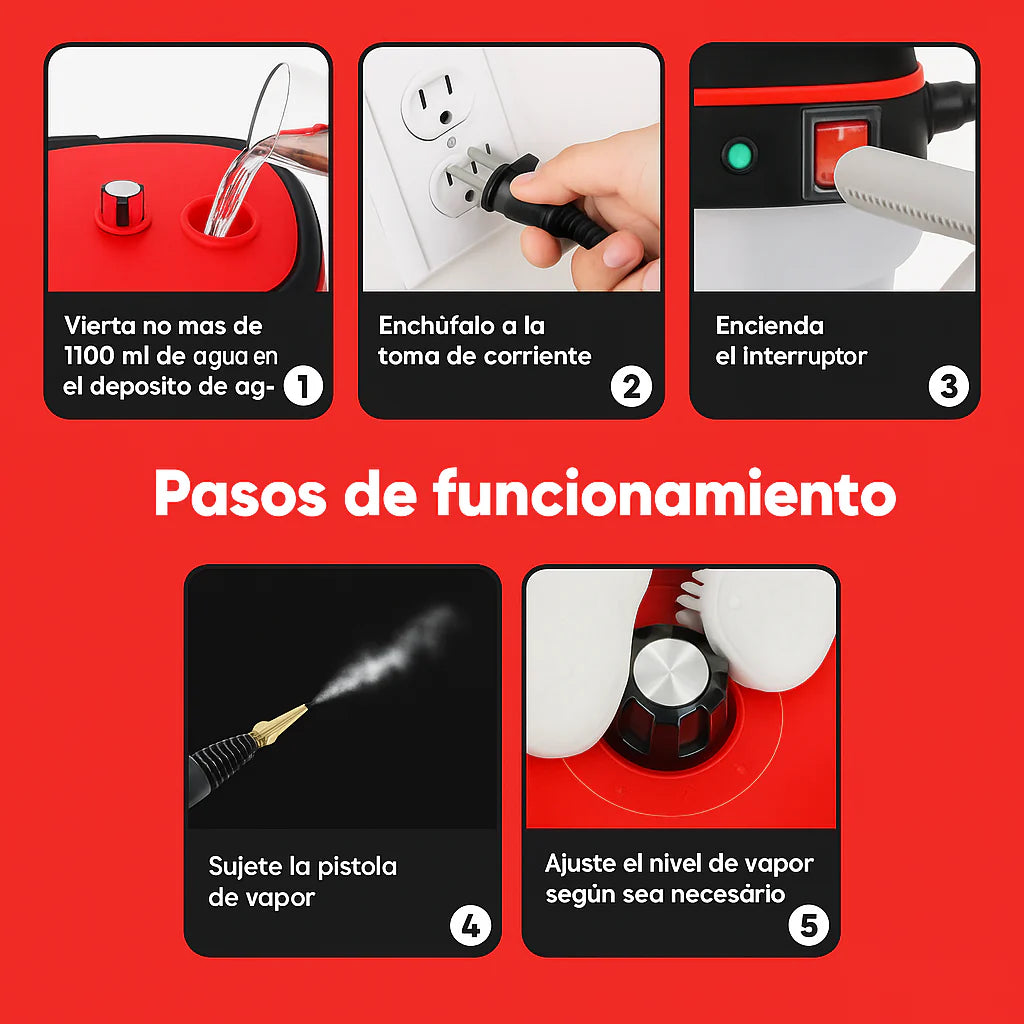 Máquina limpiadora de vapor