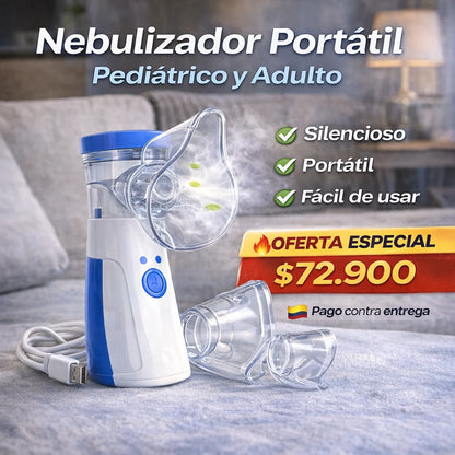 Nebulizador Portatil Pediatrico Y Adulto