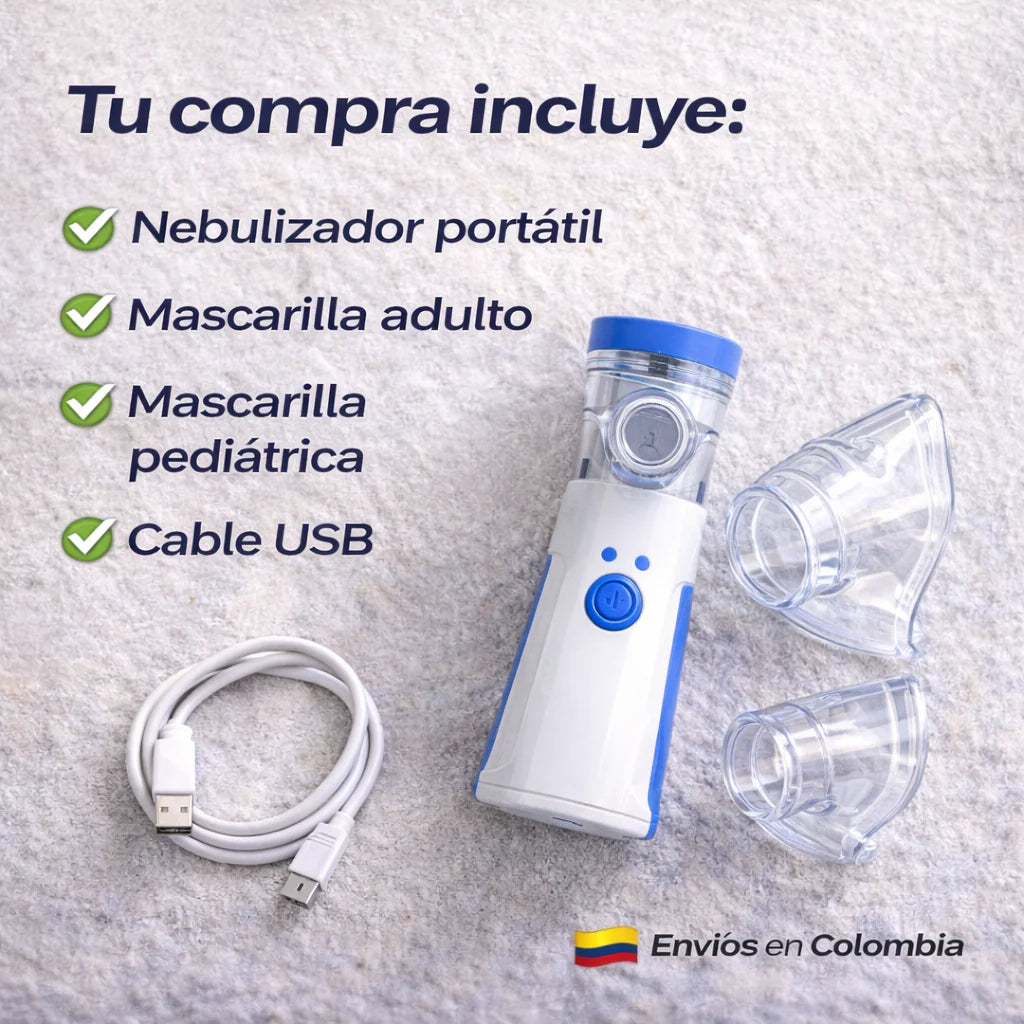 Nebulizador Portatil Pediatrico Y Adulto