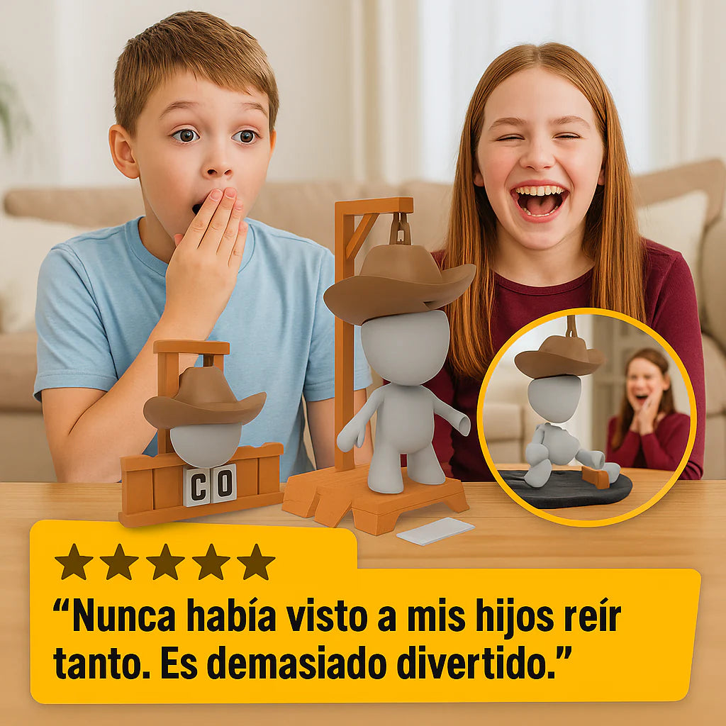 Juego Clasico Ahorcado 3d Fosforescente
