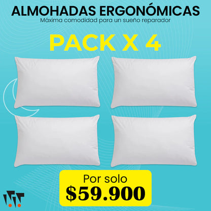 Combo x 4 Almohadas
