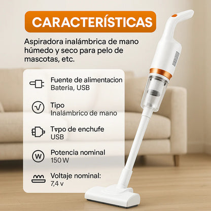 Aspiradora 3 En 1 Multifuncional Inalambrica